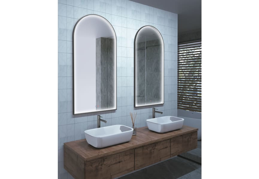 Miroir arco avec éclairage LED Roma Ledimex environnement 5