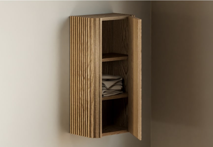 Armoire suspendue de salle de bains Bruntec Neo Curve détail 1
