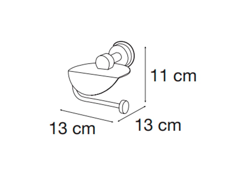 Porte-serviettes de bain Mediterranea Arena by Mediterranea de baño croquis 1