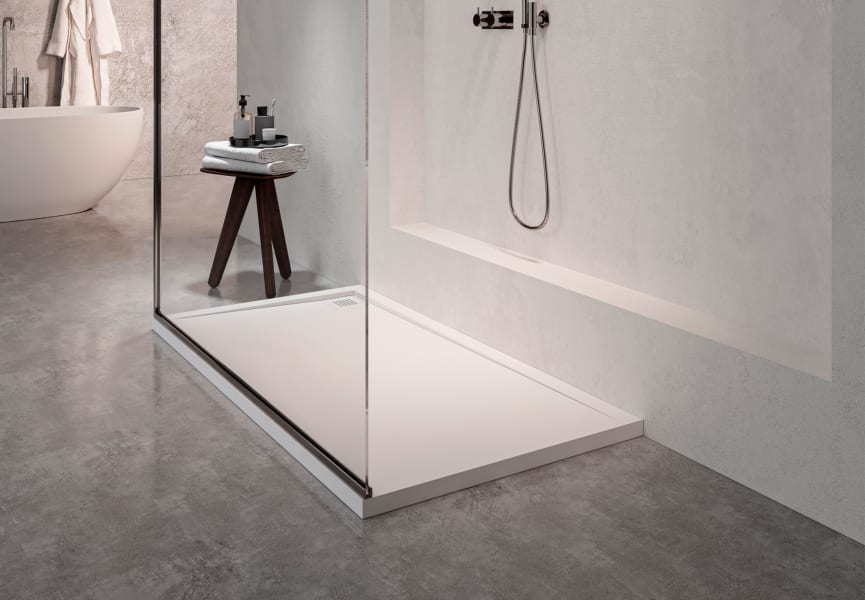Receveur de douche Solid Surface Corian DuPont Centauro Hidronatur principal 0