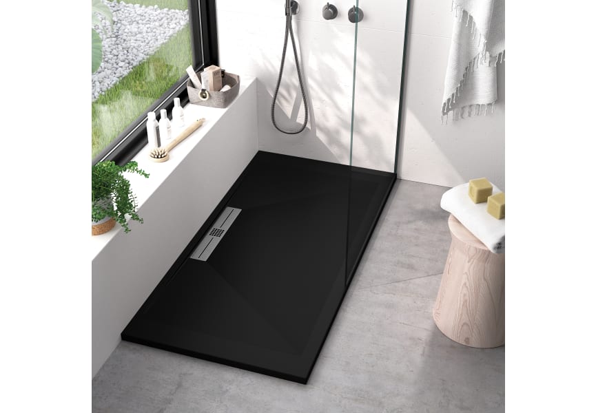Receveur de douche en résine Design Tiden Bruntec environnement 5