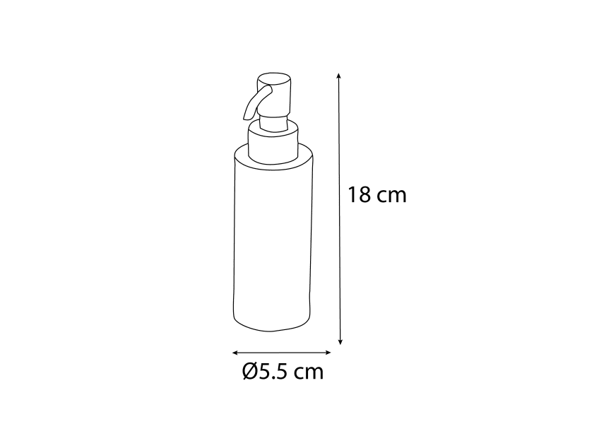 Distributeur de savon 309 Mediterránea del baño croquis 2