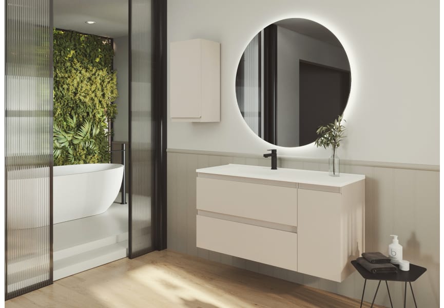 Meuble de salle de bains MDF laqués Vilma Bruntec principal 1