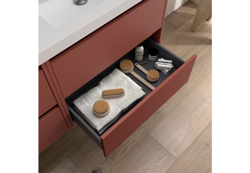Meubles de salle de bain Noja Salgar avec comptoir en bois détail 9