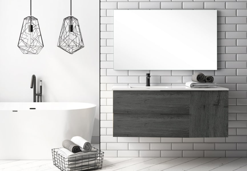 Ensemble de meubles de salle de bains Coban Bruntec principal 3