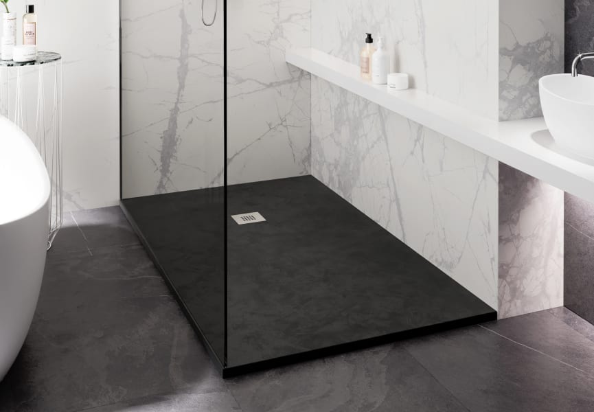 Receveur de douche avec charges minérales Naos Hidronatur principal 0