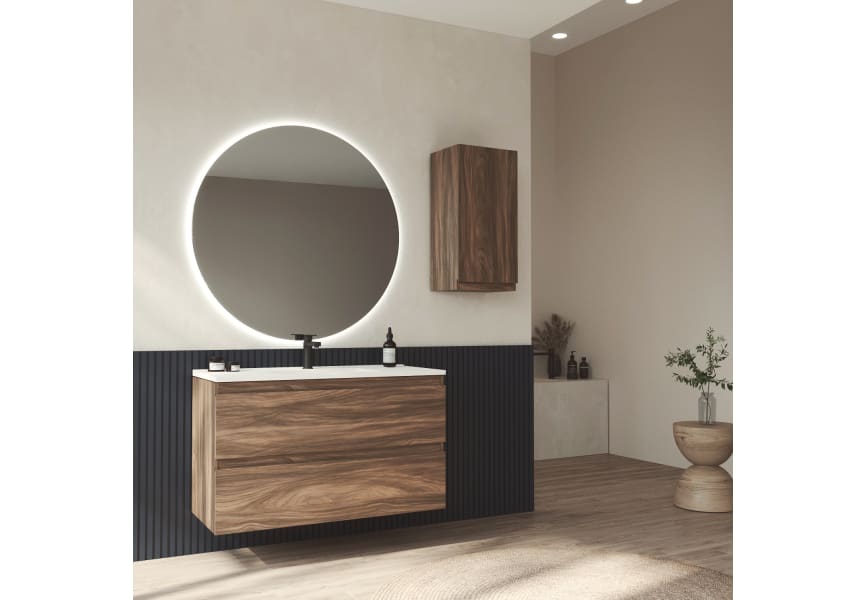Meuble de salle de bains en bois Vilma Bruntec principal 3