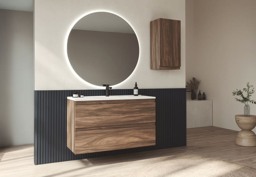 Meuble de salle de bains en bois Vilma Bruntec principal 6