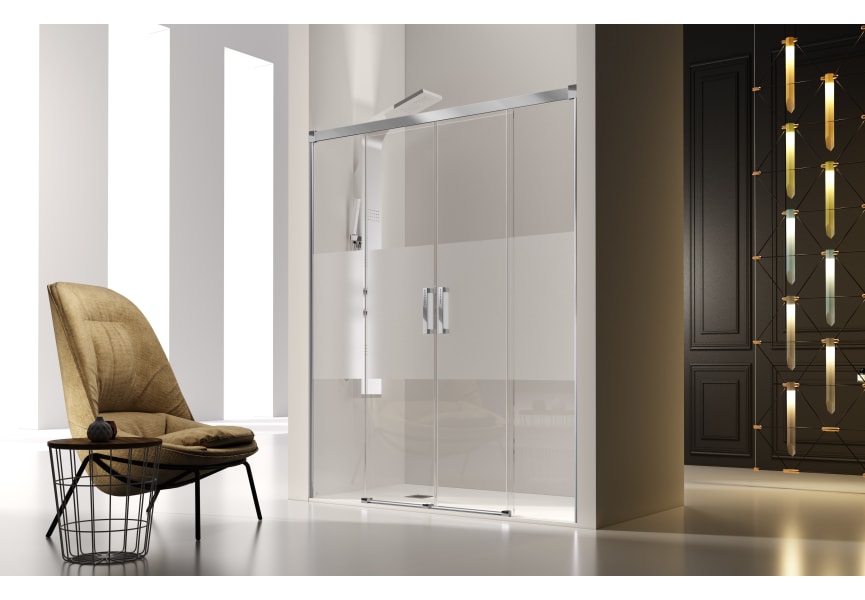 Paroi de douche en Glasé (GS100) Kassandra principal 3