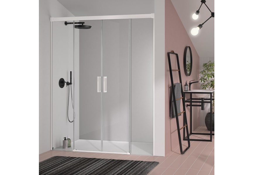 Paroi de douche en Glasé (GS100) Kassandra principal 7