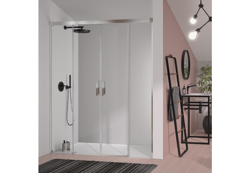 Paroi de douche en Glasé (GS100) Kassandra principal 6