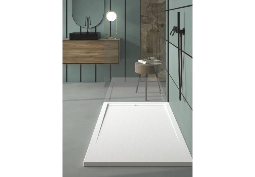 Receveur de douche en résine Design Stile Bruntec environnement 4