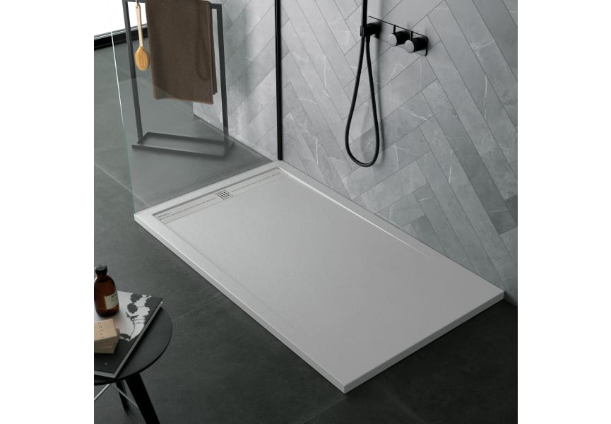 Receveur de douche en résine Design Stile Bruntec environnement 5