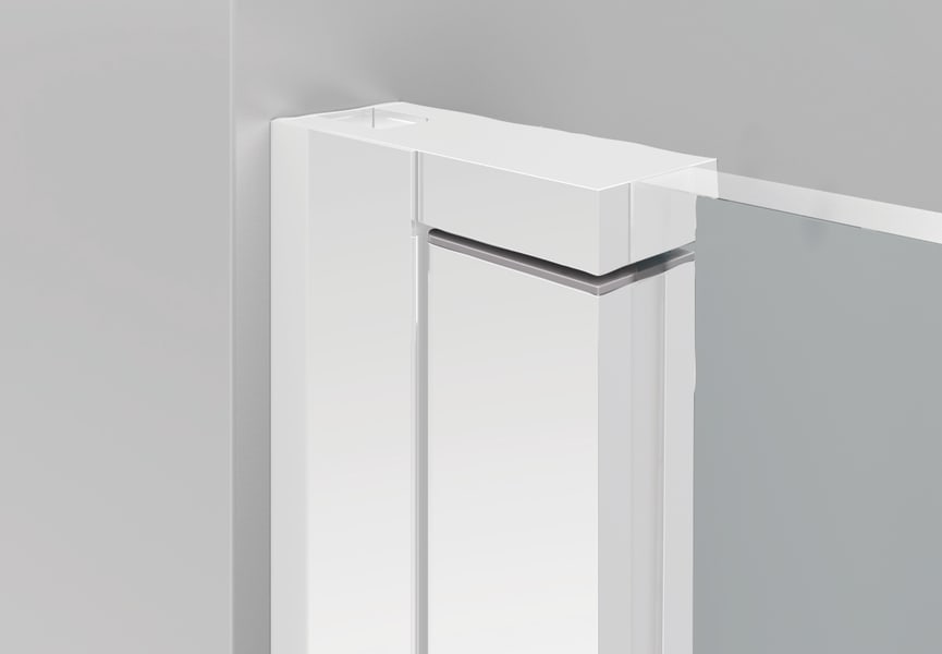 Paroi de douche en acier inoxydable Ara Bruntec détail 8