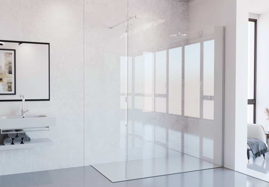 Paroi de douche en acier inoxydable Ara Bruntec principal 0