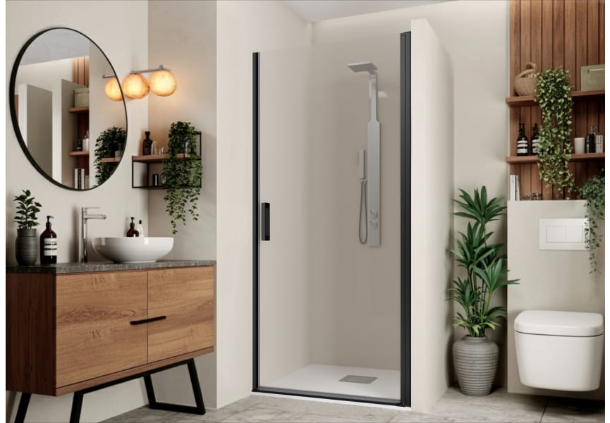 Paroi de douche profilé noir Carina Bruntec principal 0