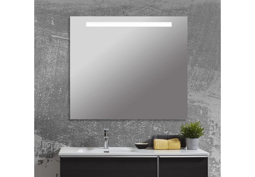 Miroir de salle de bain avec éclairage LED Tarim Bruntec principal 1