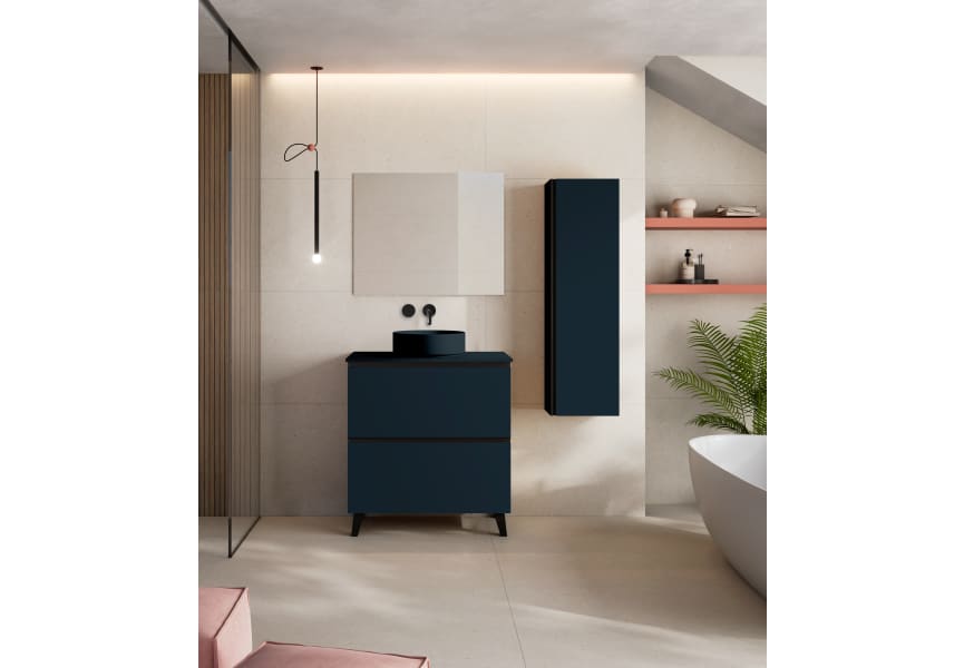 Meuble de salle de bains avec plan de toilette HDF Compatech Granada Visobath principal 8