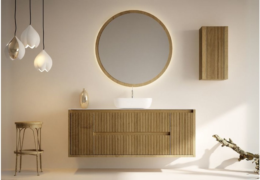 Meuble de salle de bains avec plan de toilette Alpes 13 Bruntec principal 0