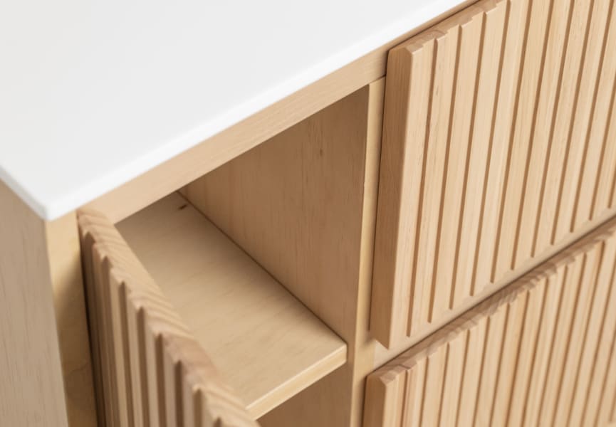 Meuble de salle de bains avec plan de toilette Alpes 13 Bruntec détail 5