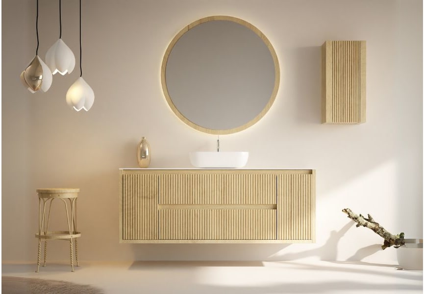 Meuble de salle de bains avec plan de toilette Alpes 13 Bruntec principal 1