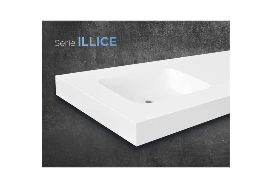 Lavabo suspendu Illice Bruntec détail 3