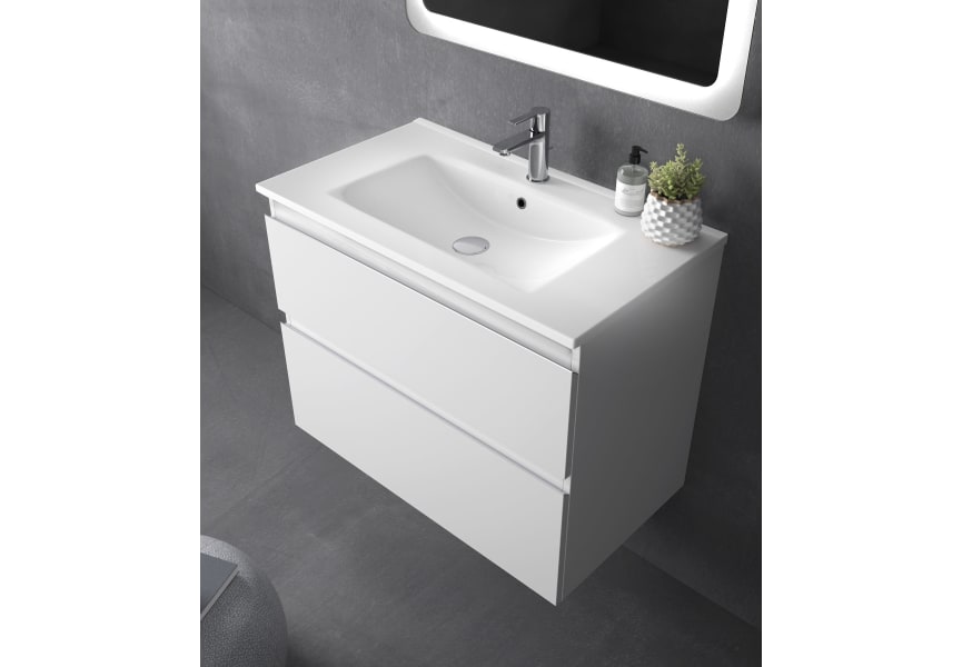 Ensemble de meubles de salle de bains profondeur réduite 39 cm Avila Dos Carmen détail 1