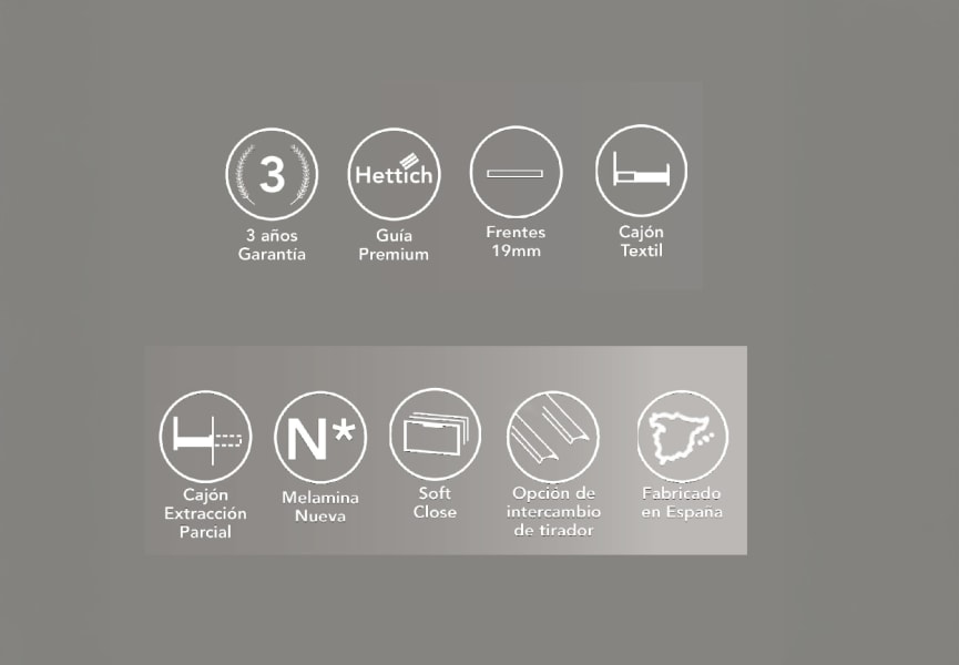 Ensemble de meubles de salle de bains Zahara Bruntec option 5