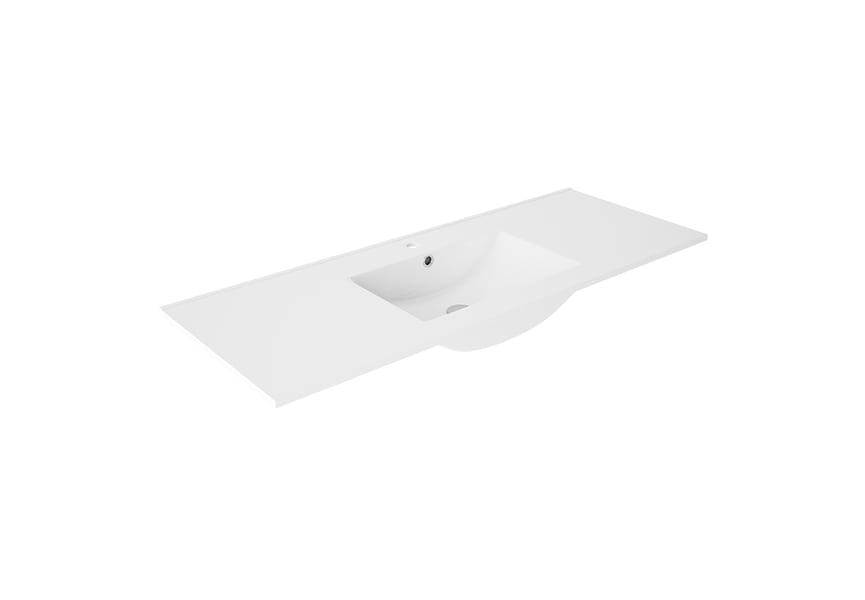 Meuble de salle de bains avec tabouret, plan de toilette en bois Verso Viso détail 8
