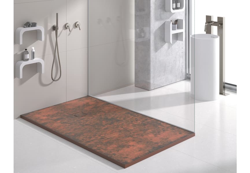 Receveurs de douche en résine décorés Design 3D Decoré Bruntec environnement 3