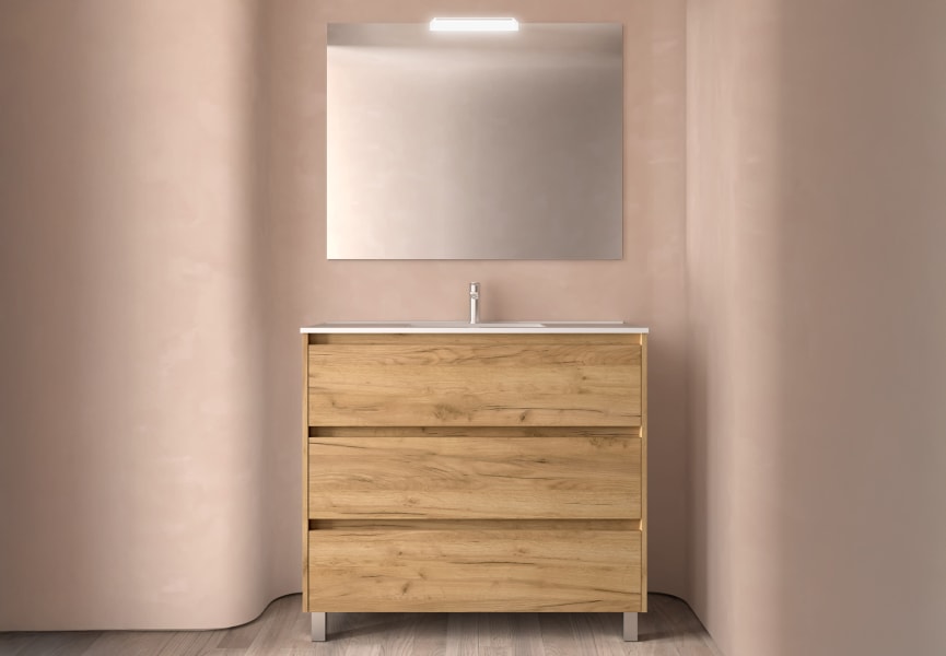Ensemble de meubles de salle de bains Noja Salgar principal 7