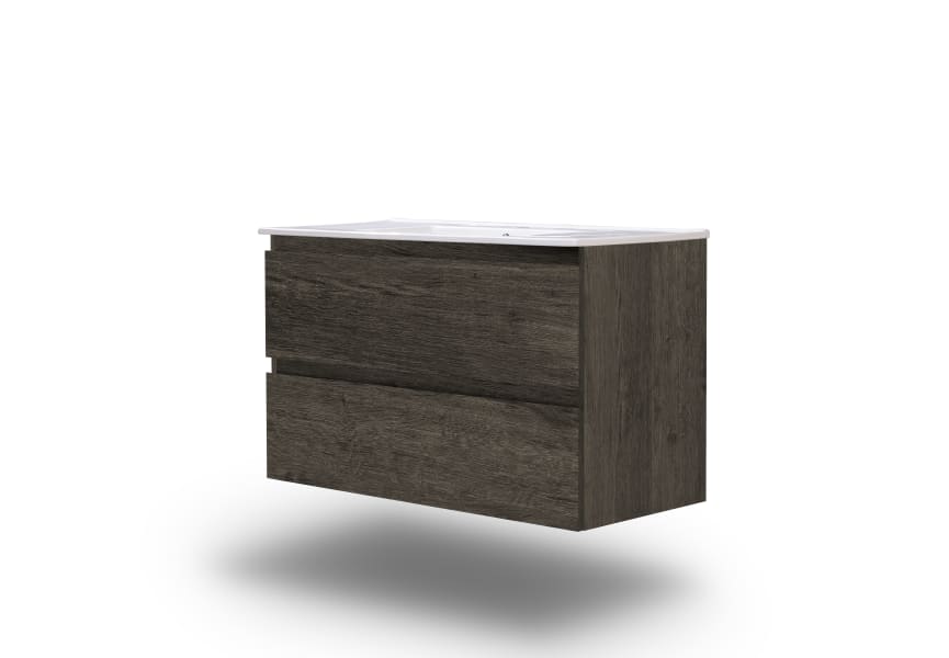 Meuble de salle de bains profondeur réduite 37,8 cm Aqua Campoaras principal 2