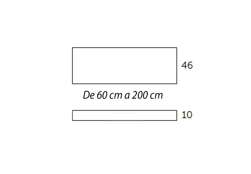 Plan de travail Coycama Amber croquis 2