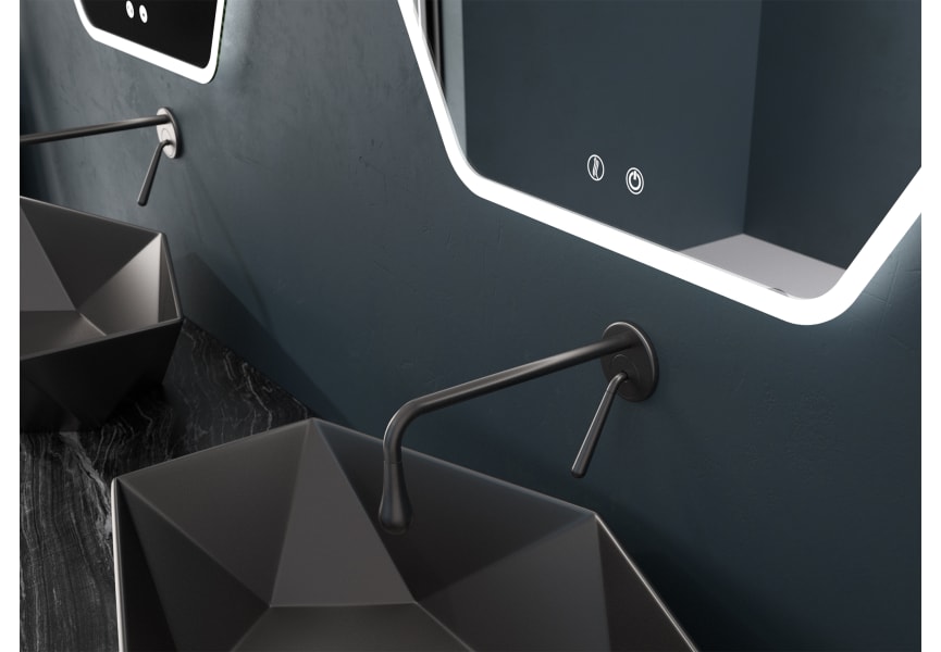 Eurobath Mare miroir de salle de bain avec éclairage LED détail 1