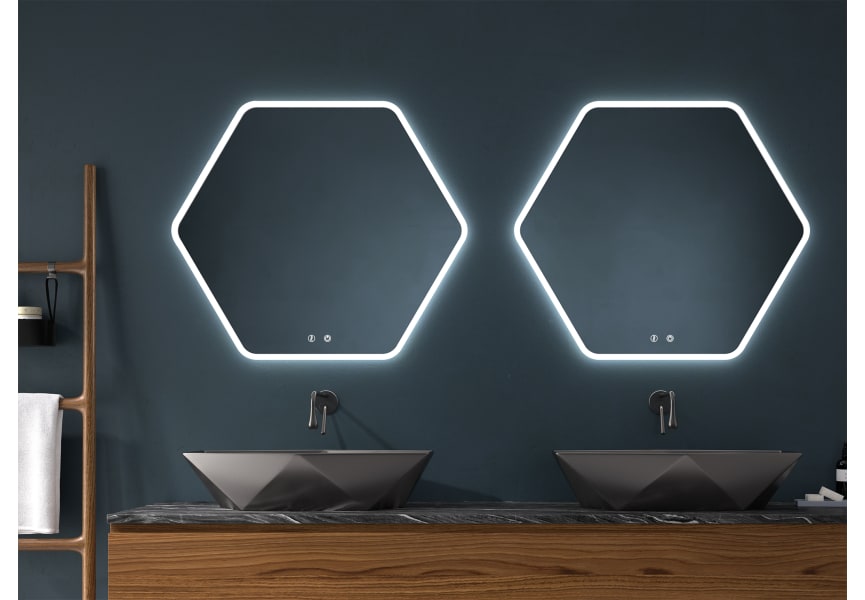 Eurobath Mare miroir de salle de bain avec éclairage LED principal 0