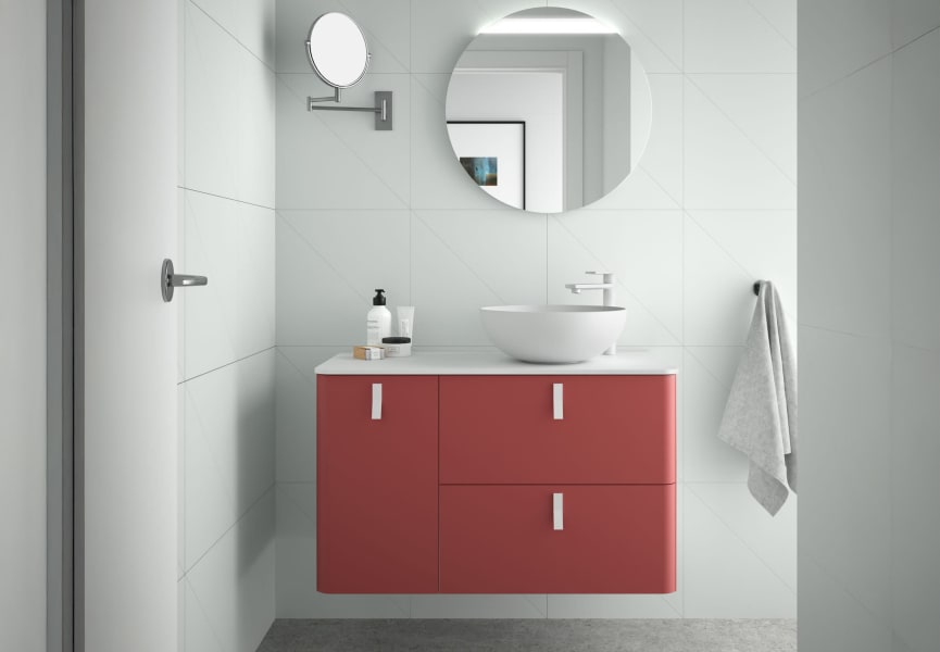 Meuble de salle de bains avec plan de toilette Uniiq Salgar principal 2