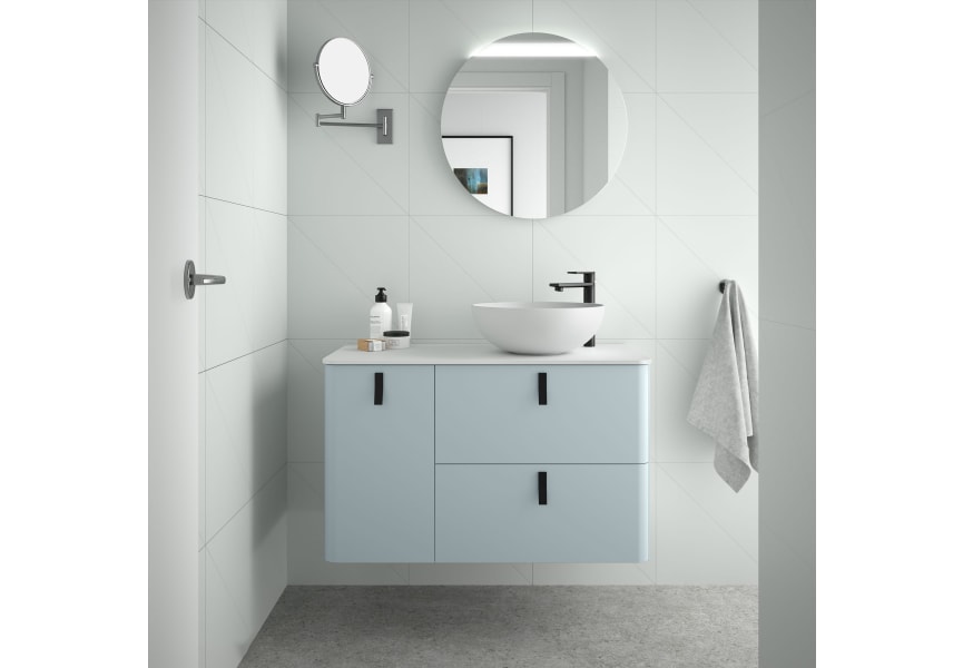 Meuble de salle de bains avec plan de toilette Uniiq Salgar principal 3