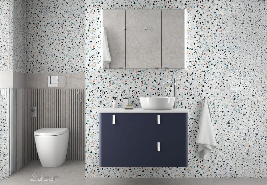 Meuble de salle de bains avec plan de toilette Uniiq Salgar principal 14