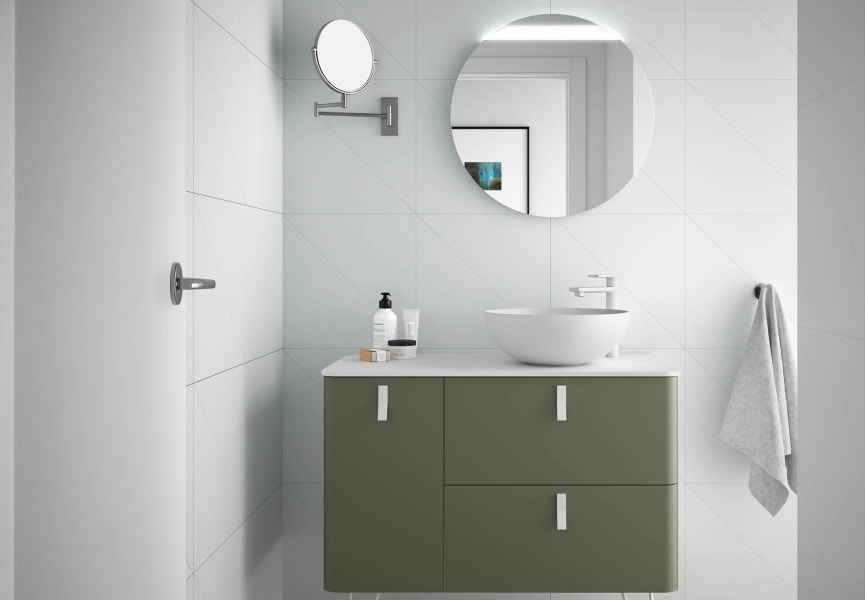 Meuble de salle de bains avec plan de toilette Uniiq Salgar principal 12