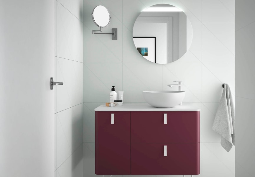 Meuble de salle de bains avec plan de toilette Uniiq Salgar principal 10