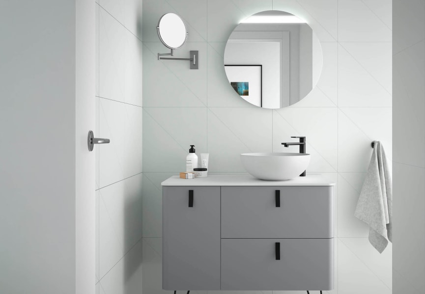 Meuble de salle de bains avec plan de toilette Uniiq Salgar principal 7