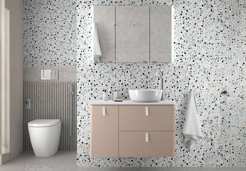 Meuble de salle de bains avec plan de toilette Uniiq Salgar principal 13