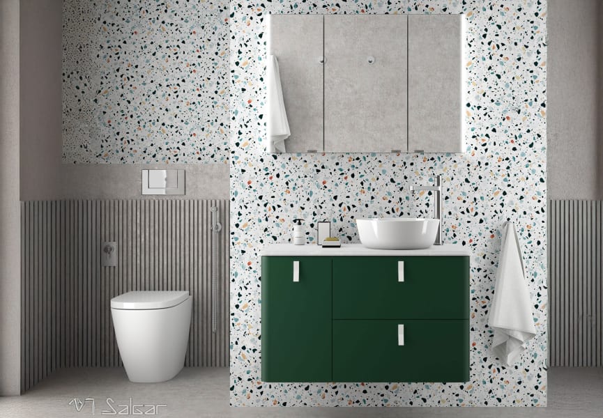 Meuble de salle de bains avec plan de toilette Uniiq Salgar principal 15
