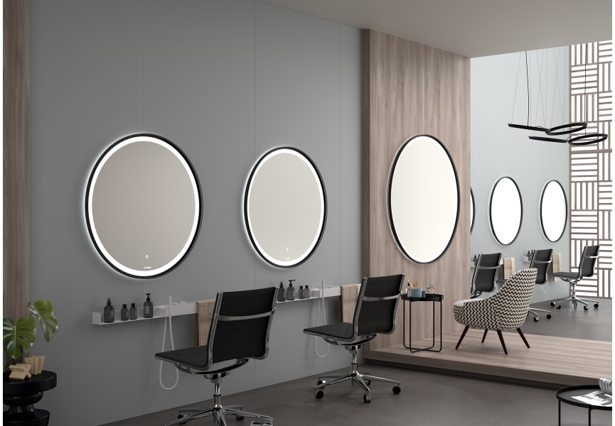Miroir de salle de bains avec éclairage LED Seychelles Eurobath environnement 6