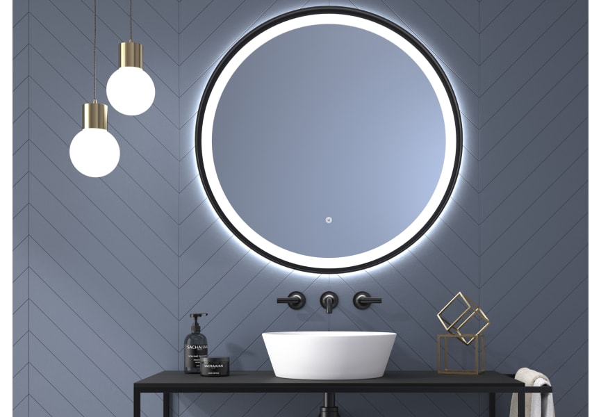 Miroir de salle de bains avec éclairage LED Seychelles Eurobath principal 1
