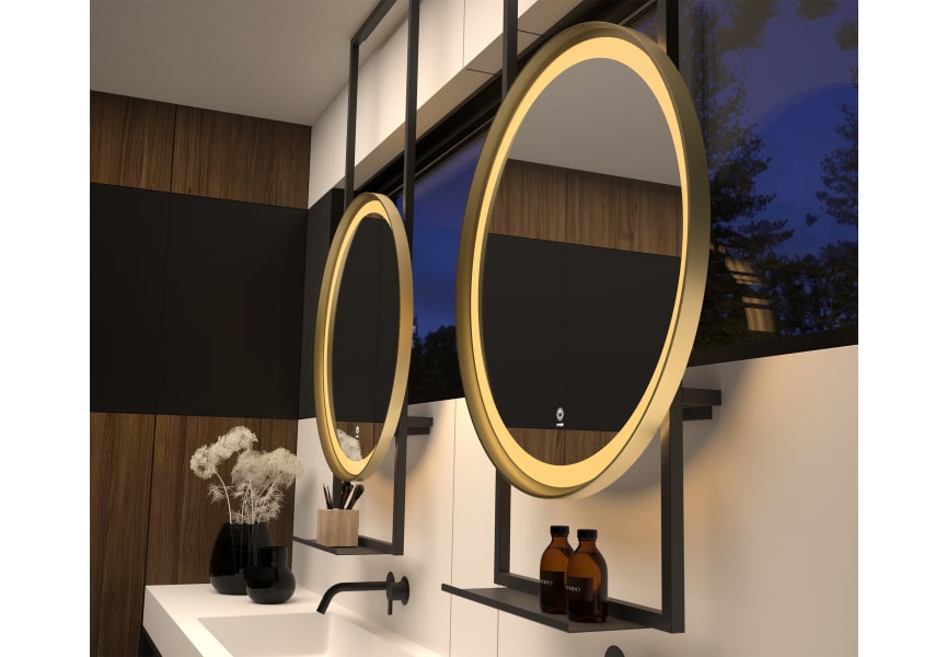 Miroir de salle de bains avec éclairage LED Seychelles Eurobath principal 2