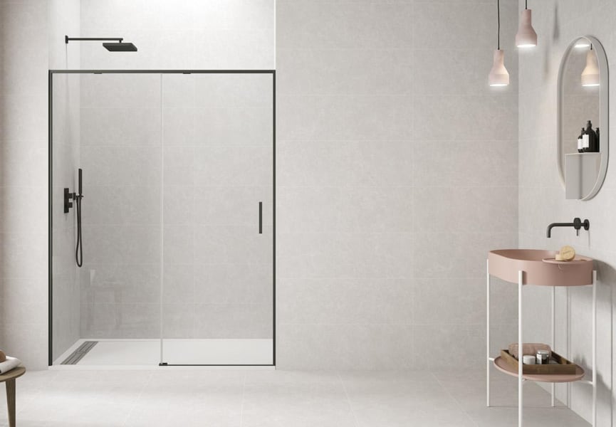 Paroi de douche noir mat Twenty GME environnement 6