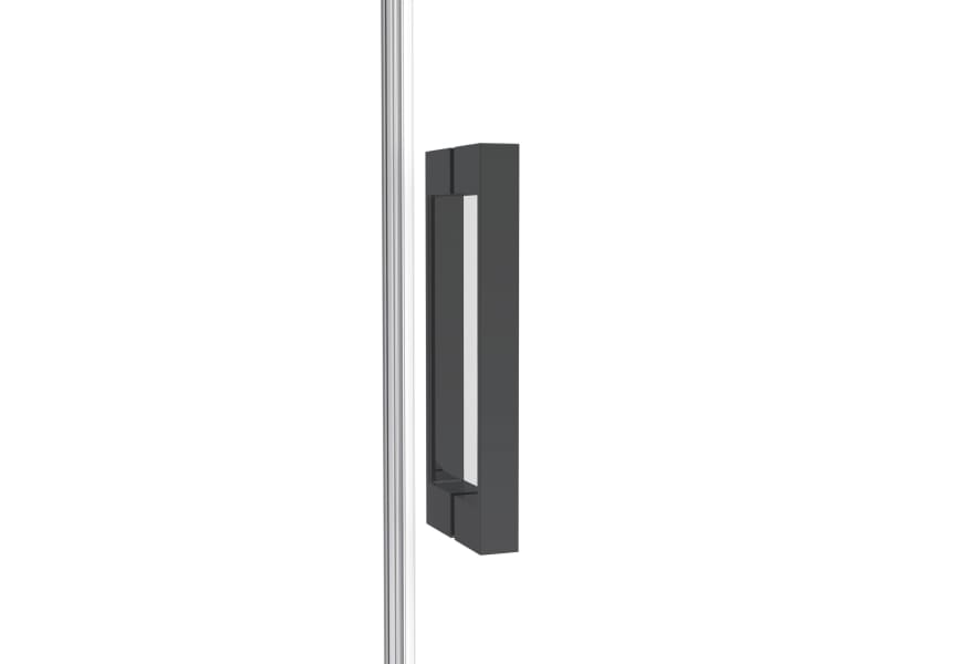 Paroi de douche noir mat Twenty GME détail 1
