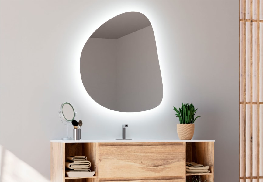 Miroir de salle de bain LED Stone de Bruntec environnement 2