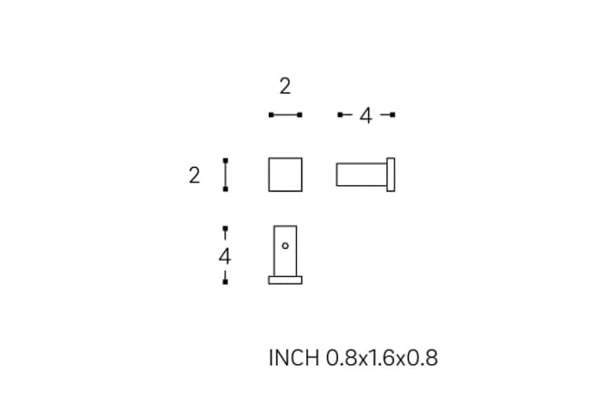Cintre de salle de bain Metric Cosmic croquis 5